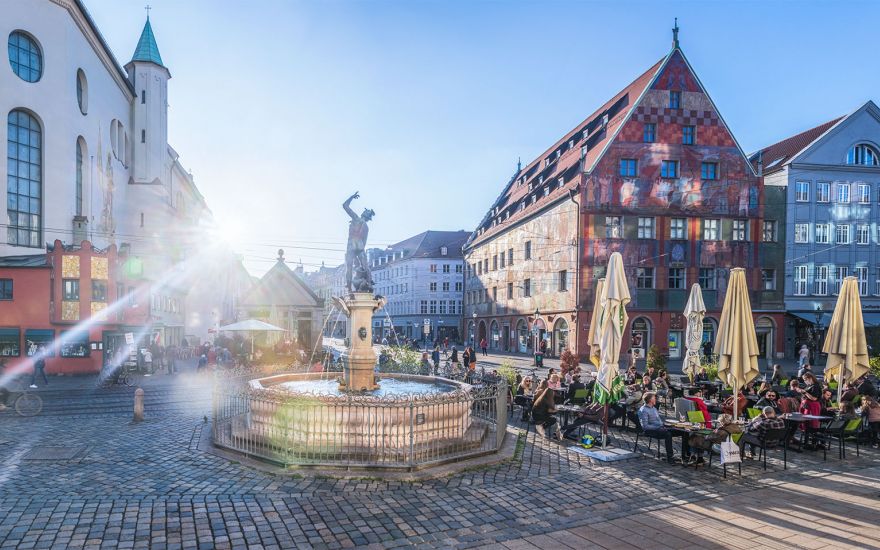 UNESCO Welterbe Merkurbrunnen Regio Augsburg Tourismus GmbH Multimaps 360 A. Rochau  2026 1702x958  